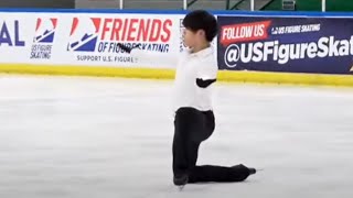 Kaede Kawaguchi  Intermediate Men Short Program  2025 Midwestern Sectional Singles Final [upl. by Neelrahc]