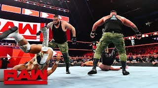 AOP decimate Bobby Roode amp Chad Gable and The Ascension Raw Oct 8 2018 [upl. by Joceline]