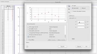 Manual define logger pro equaiton [upl. by Aseek]