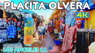 4K OLVERA STREET in LOS ANGELES CA La Placita Olvera [upl. by Nicks]