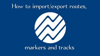 Navionics Boating App How to import and export routes markers and tracks [upl. by Aneras141]