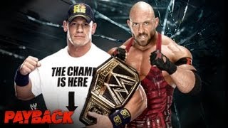 WWE Payback  John Cena vs Ryback  3 Stages of Hell Match WWE Championship Highlights [upl. by Rashidi269]