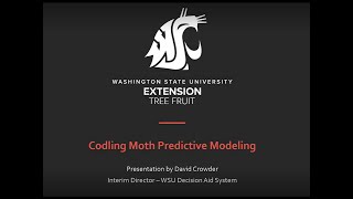 Codling Moth Predictive Modeling [upl. by Nevins76]