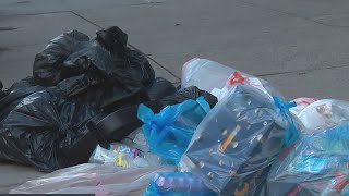 No more piles of trash on NYC sidewalks New rule goes into effect  NBC New York [upl. by Mines]