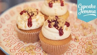 PBampJ Cupcake Recipe  Cupcake Jemma [upl. by Leuams]