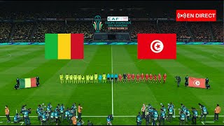 Mali vs Tunisie en direct Coupe dAfrique des Nations Simulation de football Gameplay PC [upl. by Aidualk213]