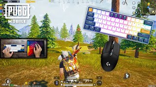 DPI 400 Low Sens Handcam ASMR 😴  PUBG MOBILE Emulator 90 FPS  HDR HD Gameloop [upl. by Lynde659]