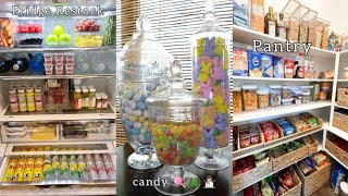 Fridge Restock Pantry Organizing and restocking Satisfying Tiktoks Compilation ASMR [upl. by Rechaba]