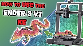 How to USE the Ender3 V3 KE  Unboxing and first impressions [upl. by Annehcu650]