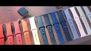 Official Apple Watch Sport Band Review [upl. by Yhotmit]