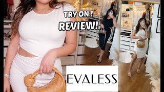 EVALESS AFFORDABLE FASHION TRY ON HAUL amp REVIEW SPRING WORTHY [upl. by Annwahs527]