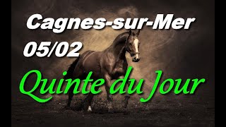 PRONOSTIC PMU QUINTE DU JOUR LUNDI 5 FEVRIER 2024 [upl. by Eentruoc705]