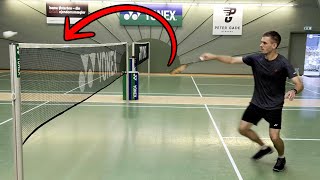 Backhand Net Shot  Badminton Tutorial [upl. by Gluck36]