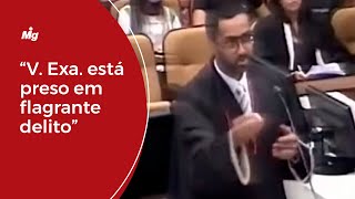 Advogado dá voz de prisão a desembargador após ter sustentação negada [upl. by Ynabe607]