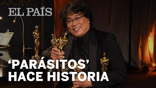 OSCARS 2020 PARÁSITOS GANA el OSCAR a MEJOR PELÍCULA [upl. by Gent]