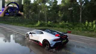 Lamborghini huracan sto FH5 MOza R5 indonesia 4k 60fps [upl. by Ilram609]