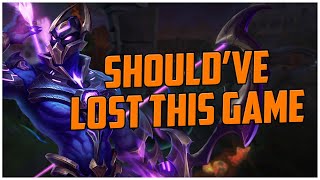 SHOULDVE LOST THIS GAME S11 SMITE RANKED HOU YI [upl. by Earaj]