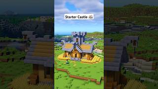 Minecraft Starter Castle 🏰 minecraft [upl. by Hugues]