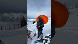 Sled Edit 3 adventure gnarly snowboarding mountainskiing adventuretravel snow sledding [upl. by Koosis]