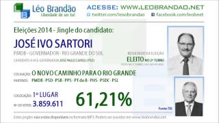 Jingles Eleições 2014  José Ivo Sartori  PMDB  leobrandaonet [upl. by Kennie]