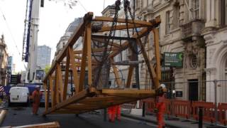 103 Colmore Row Tower Crane Build Time Lapse [upl. by Vivianne]