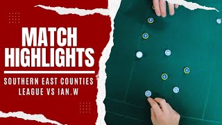 Subbuteo Match Highlights  Southern East Counties League Game [upl. by Elbart490]