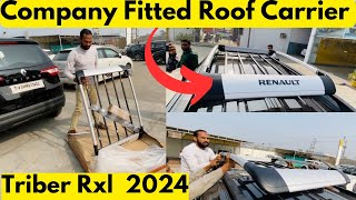 Triber Roof Carrier original Company fitted Finally Revealed  Triber लगेज कैरियर कैसे लगाए [upl. by Parrish]