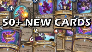 Hearthstone  50 NEW CARDS REVEALED Scholomance Academy [upl. by Hajin374]