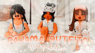 Pajama  Pyjamas Outfit Codes Compilation Berry Avenue Bloxburg amp Brookhaven RP roleplay [upl. by Helfand]