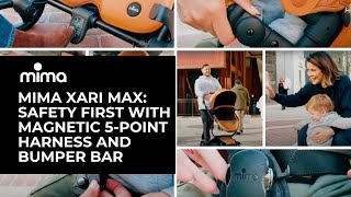 🌟👶 Getting Your Baby in the Mima Xari Max Stroller Safely  Lifestyle Video MimaMakesMemories [upl. by Atiuqet]