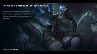 PRESTIGE WINTERBLESSED WARWICK SKIN SPOTLIGHT11232024 [upl. by Ellenoj]