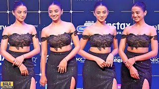 Helly Shah Looks Divine In Black Off Shoulder Outfit at Bollywood Hungama OTT India Fest 2024 [upl. by Lezlie]