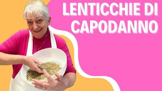 LENTICCHIE DI CAPODANNO Ricetta 🌟 [upl. by Iaverne]