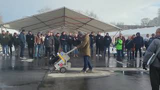 Maschinenpräsentation in Kellinghusen Winter Markiertechnik [upl. by Lleral617]