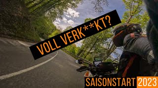 Meine erste Tour als Motorradreisen Veranstalter 2023 Saisonstart im Spessart und Odenwald S1 E1 [upl. by Taffy]