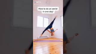 How to do an Aerial in One Day  Anna McNulty TikTok [upl. by Gytle]