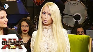 Gerçek Barbie Bebek Valeria Lukyanova  Beyaz Show [upl. by Iruahs162]