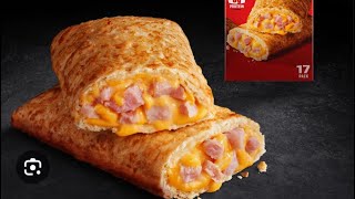 Hot pocket cheese ham and ￼ cheddar ￼ croissant ￼ ￼ review [upl. by Ahsed]