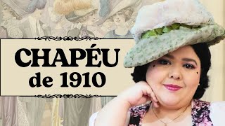 Analisando um CHAPÉU ORIGINAL DE 1910  Breve história da chapelaria feminina HistoriaDaModa [upl. by Faith]