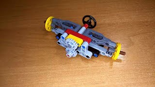 Steering system LEGO technic on 3Tow Balls arms [upl. by Anaujnas]