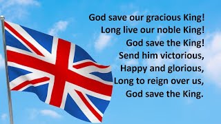 God save the King Gott schütze den König The national anthem of the United Kingdom Choir [upl. by Eyr]