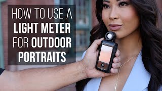 How to Use a Light Meter for Outdoor Portraits [upl. by Vinia779]