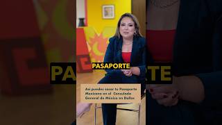 Obtén tu pasaporte mexicano mexicanosenusa mexicanosendallas inmigrantesusa shorts [upl. by Autrey]