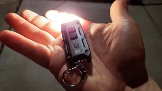 Nitecore TIP SE Rechargeable 700 Lumen Keychain Flashlight Review [upl. by Ailey230]