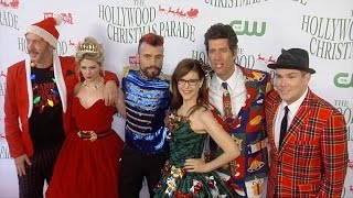 Mark McGrath and Lisa Loeb quot85th Annual Hollywood Christmas Paradequot Red Carpet [upl. by Enaed]