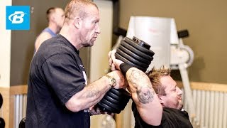 Bodybuilding Delts amp Triceps Workout  Dorian Yates Blood amp Guts [upl. by Ecinnaj]