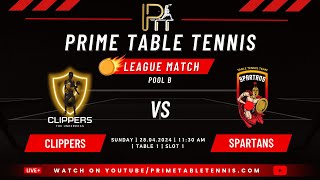 MATCH 2 Part 2  Day 2  Clippers Vs Spartans  Table 1 Slot 1  PTT S2 [upl. by Enilegna]