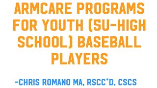 ⚾️ Armcare Excercises for Youth baseball Players [upl. by Beghtol]