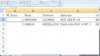 Comment créer une base des données avec MACRO EXCEL [upl. by Ordnagela286]