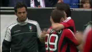 Pippo Inzaghi  Ultimo gol HD [upl. by Dnalkrik797]